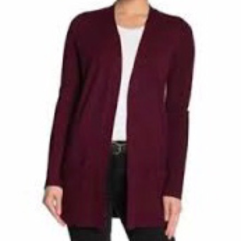 Devotion by Cyrus Open Front 2 Front Pockets long sleeves Cardigan.